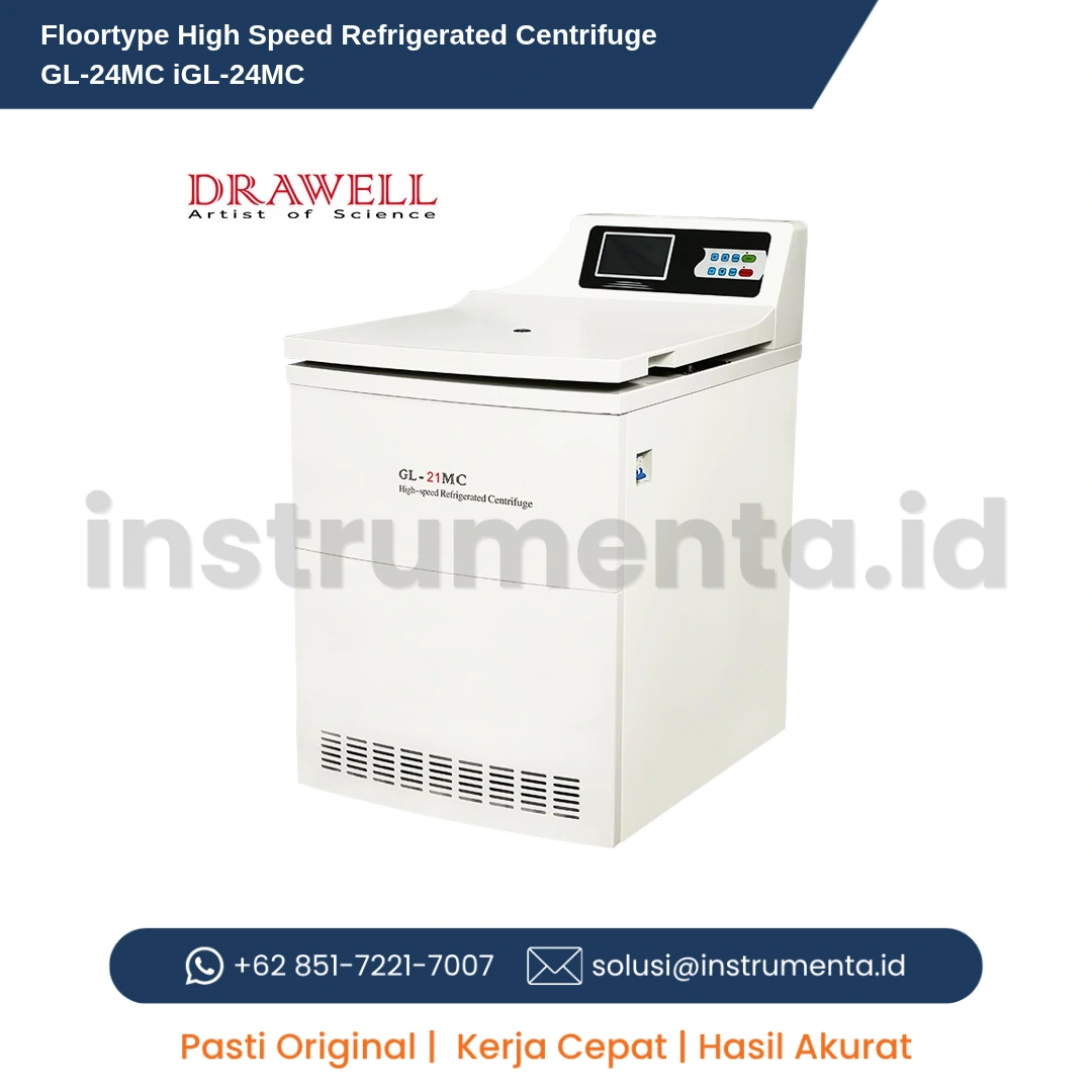 Distributor Resmi Floortype High Speed Refrigerated Centrifuge GL-24MC iGL-24MC Ready Stock